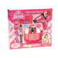 Beauty Salon Fashion Set With Hair Dryer, Curling Iron, Mirror, Scissors, Hair Brush, And More