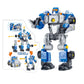 3-In-1 Take-A-Part Robot Toy Playset (Blue)
