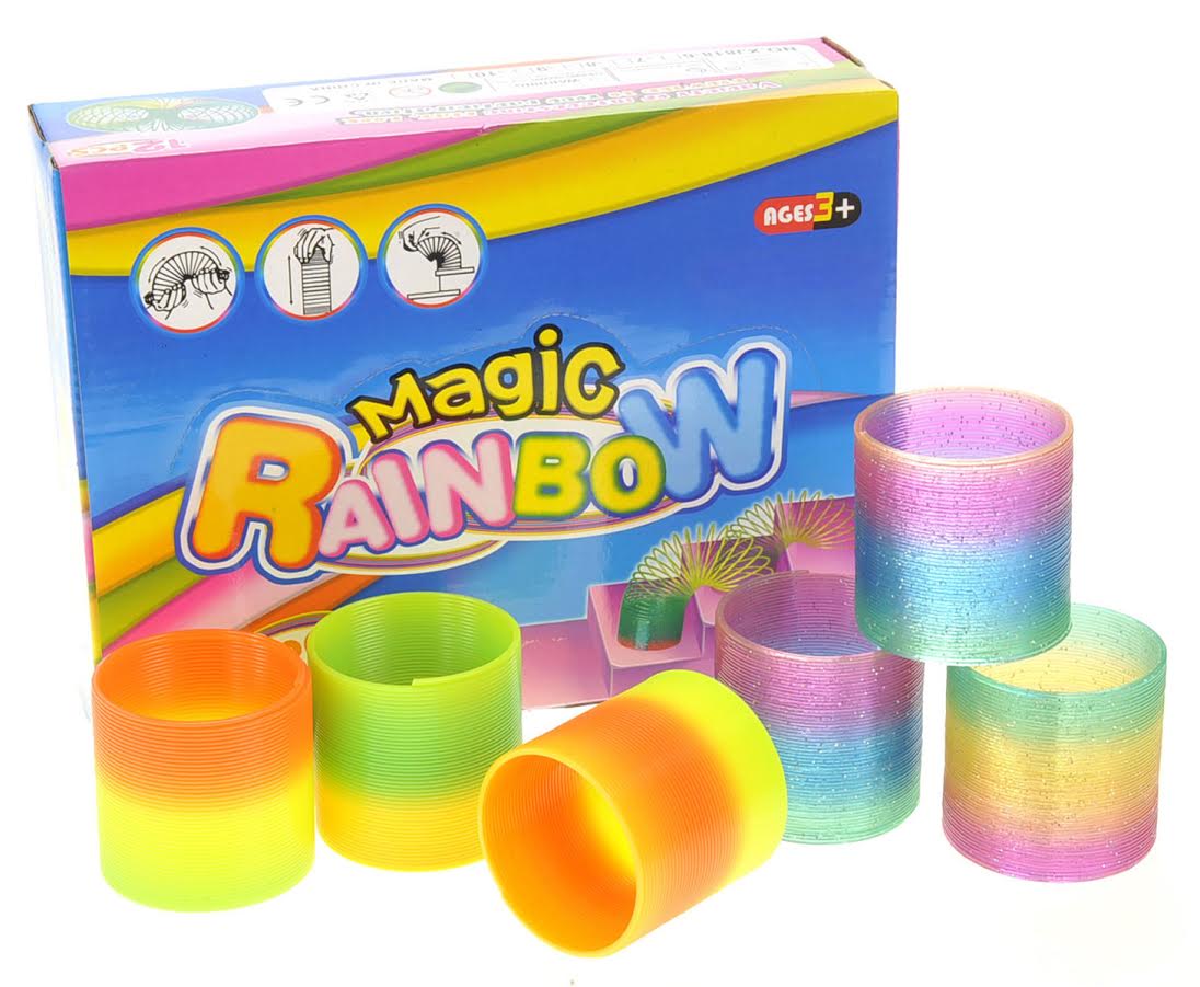 2.5'' Magic Rainbow Springs Assorted Colors (1 Dozen)