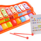 2 In 1 Xylophone/Piano With Music Sheet Songbook
