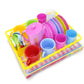 Play Dishes Kitchen Wash And Dry Tea Playset 27Pcs