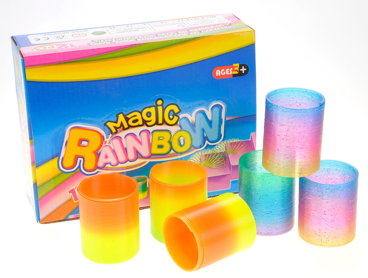 2'' Magic Rainbow Springs Assorted Colors (1 Dozen)
