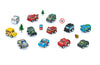 12 Piece Pull Back And Go Toy Cars With Road Signs
