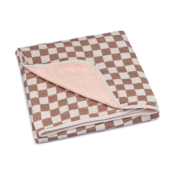 Rosewood Checker Quilt
