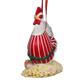 Charming Hen on Nest Ornament