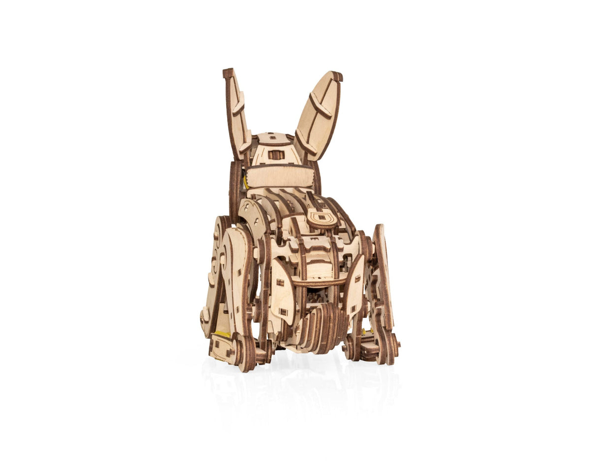 Rabbit — Mechanical Wooden Model, 288 Pieces