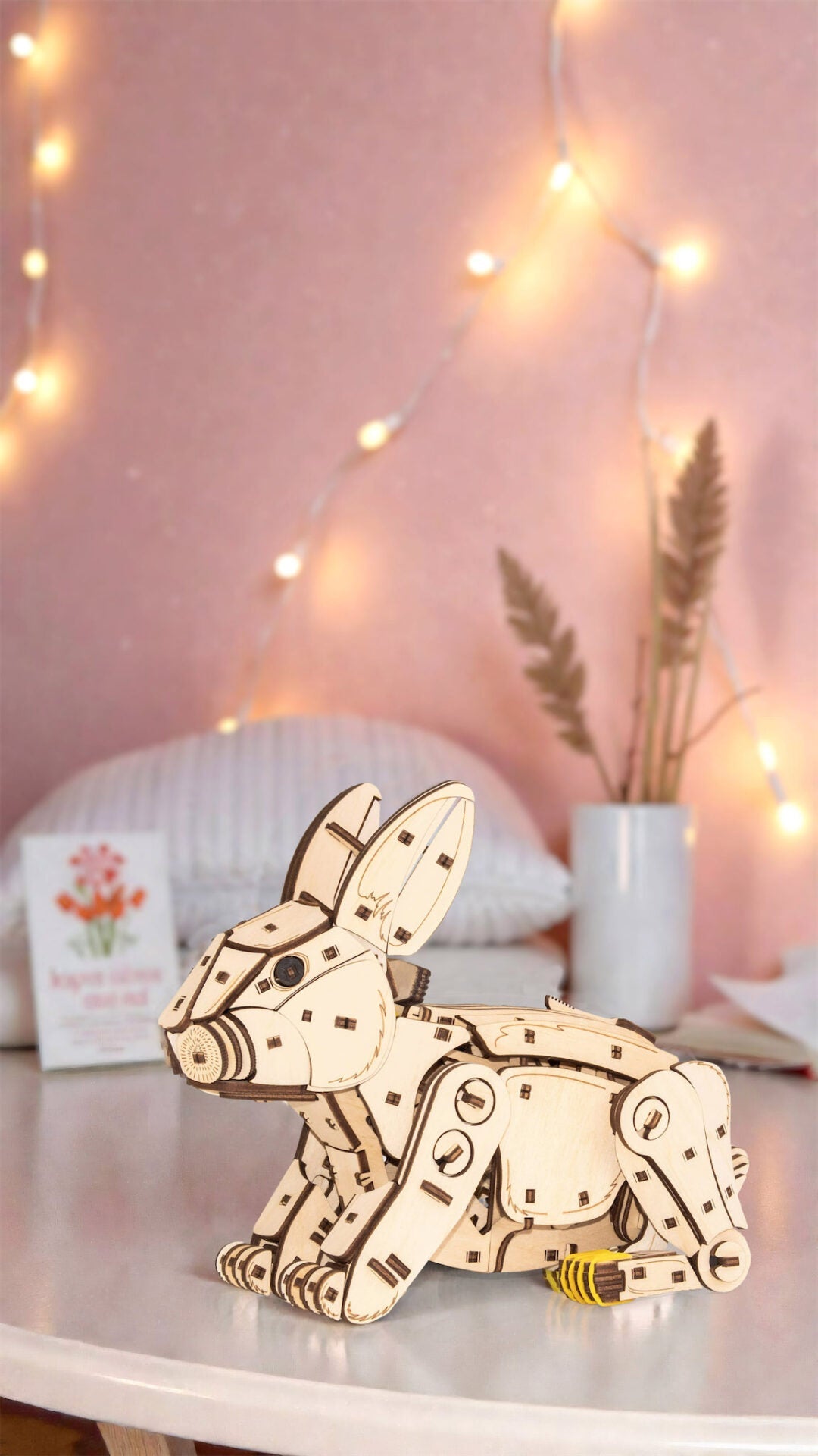 Rabbit — Mechanical Wooden Model, 288 Pieces