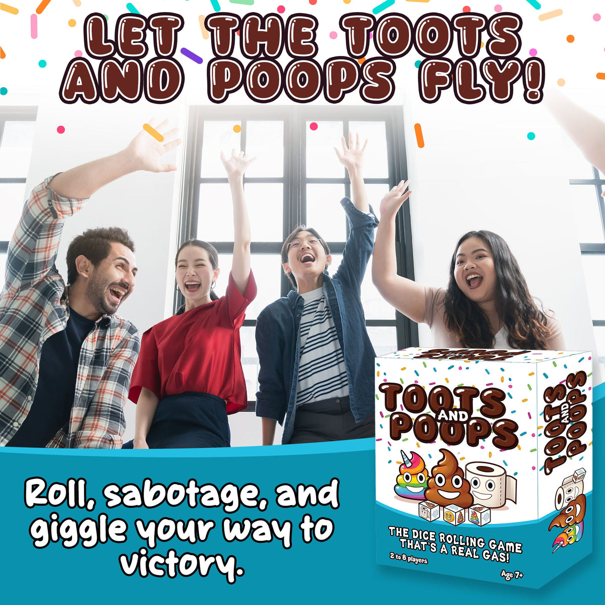 Toots and Poops The Dice Rolling Game Thats A Real Gas