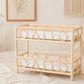The Solstice Heirloom Rattan Doll Bunk Bed