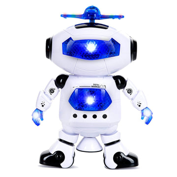 10'' Walking & Dancing Rc Robot W/ Music
