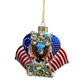 Celebratory 250th Anniversary U.S. Flag Glass Ornament