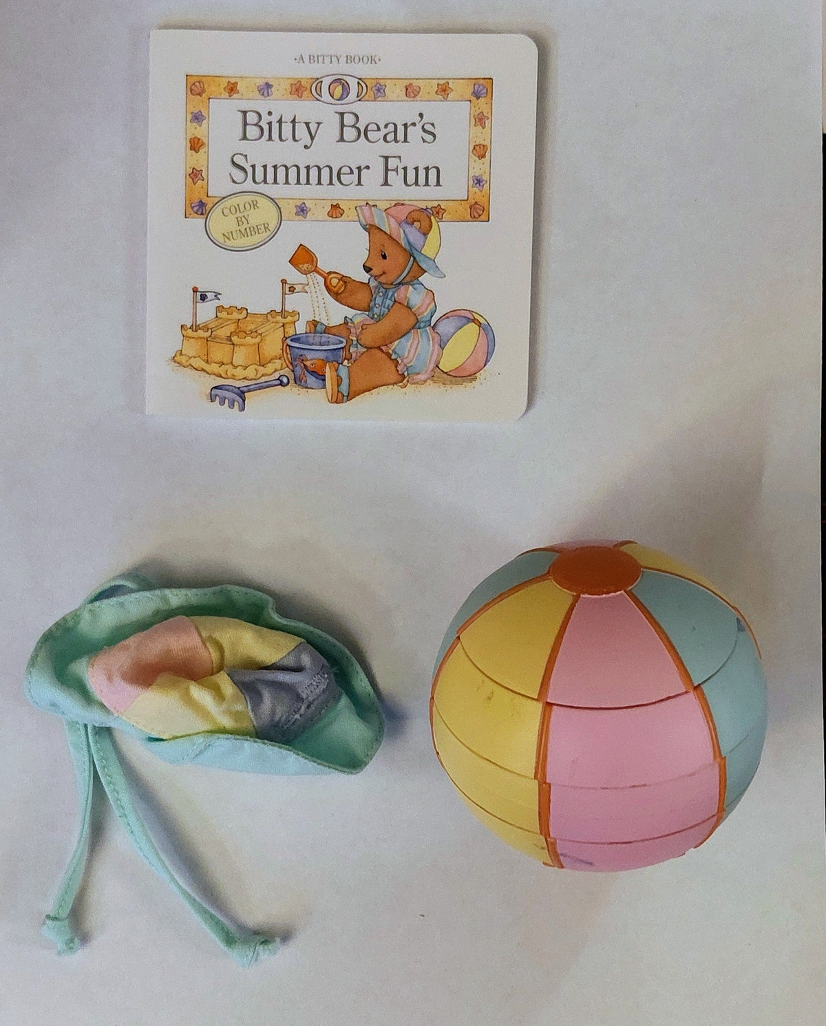Bitty Bear Summer Fun Set - Hat and Puzzle Ball