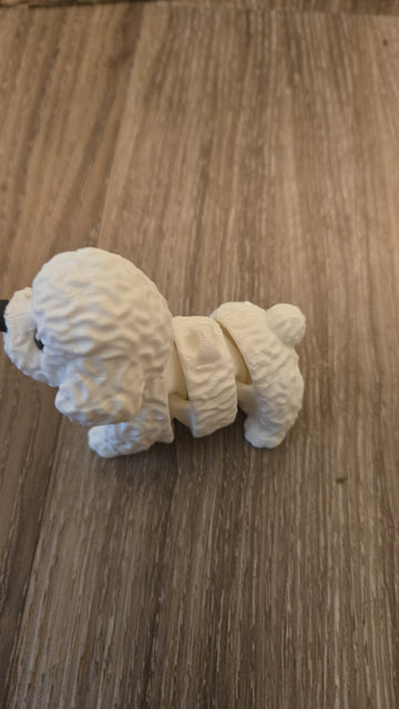 Poodle Keychain