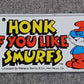Smurfs Bicycle License Plate