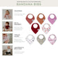 Rose Bandana Bib Set (8 pack)
