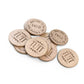 Round TUIT Tokens (24/set Wooden)