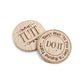 Round TUIT Tokens (24/set Wooden)