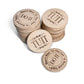 Round TUIT Tokens (24/set Wooden)