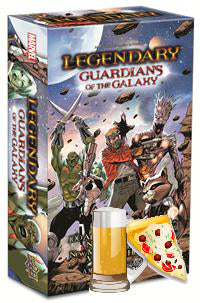 Marvel Upper Deck Guardians of The Galaxy Board Game, Black, Model UD82599, Cardstock Material