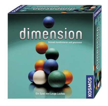 Thames & Kosmos Dimension 3D Puzzle Game - Up to 4 Players, Wood, Silver, Model 692209