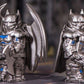 Silver Custom Dark Knight Armored Hero Minifig