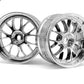 HPI Racing LP29 LM-R Wheel Chrome 3mm Offset (2pcs) for 1/10 Scale Drift Cars