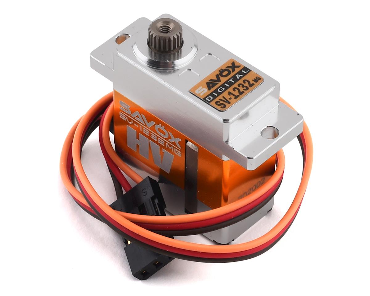 Savox SV-1232MG Digital High-Speed Micro HV Aluminum-Case Servo for 250–450 Heli (69 oz / 0.05 sec @ 7.4V)