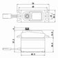 Savox SA1258TGP Titanium-Gear Coreless Digital Servo - Fast 0.08 sec Speed