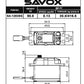 Savox SA1283SGP Plus Coreless Aluminum-Case Servo - 12-Bit | 30 kg-cm