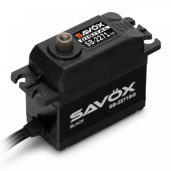 Savox SB-2271SG-BE Black Edition 1/10 HV Brushless Digital Servo (0.065 sec / 278 oz @ 7.4V)