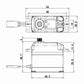 Savox SB2273SGP Plus 1/8 Scale HV Brushless Servo - 12-Bit | Steel Gears