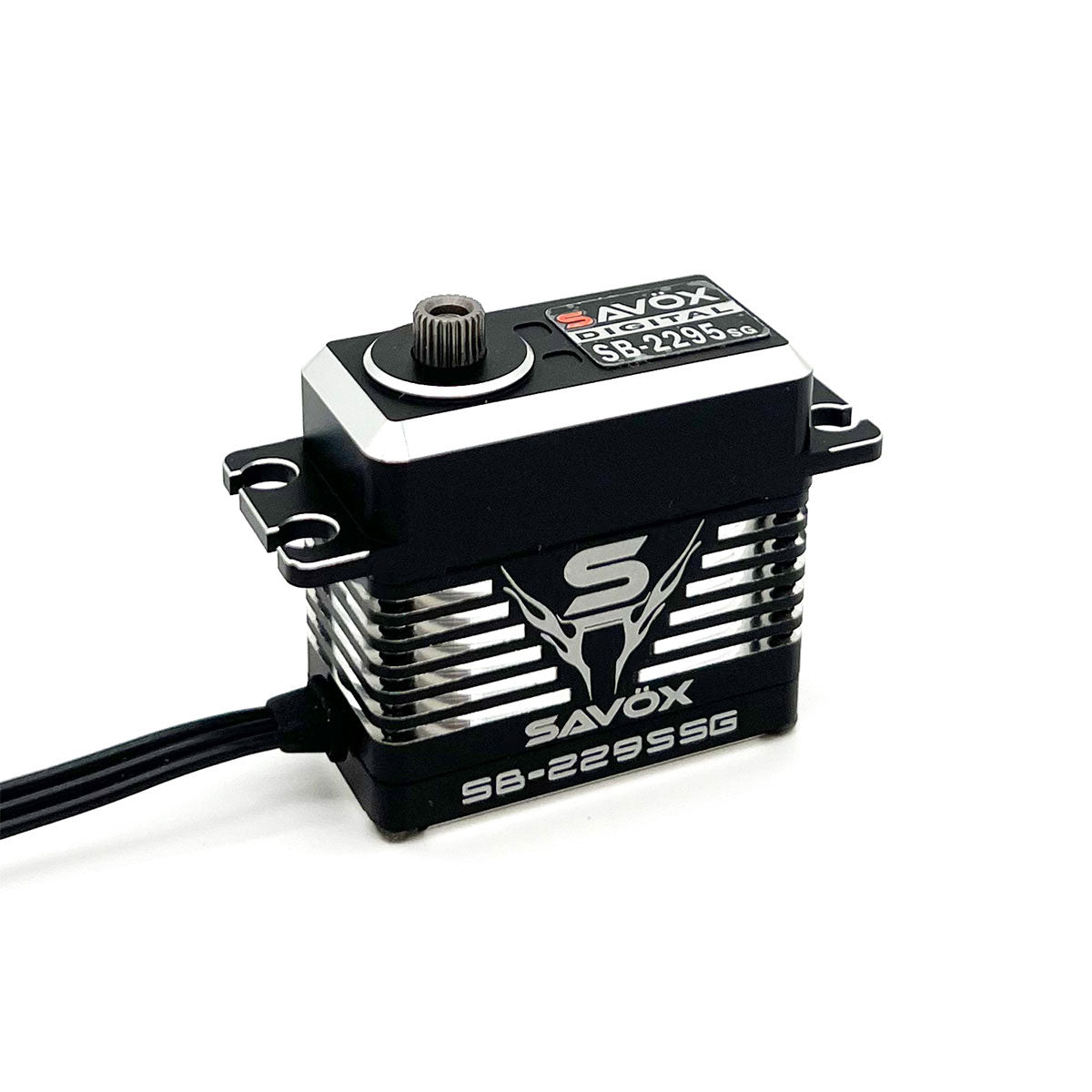 Savox SB2295SG Monster Brushless Digital Servo, Black Edition, Full Aluminum Case (555.5 oz @ 8.4V)