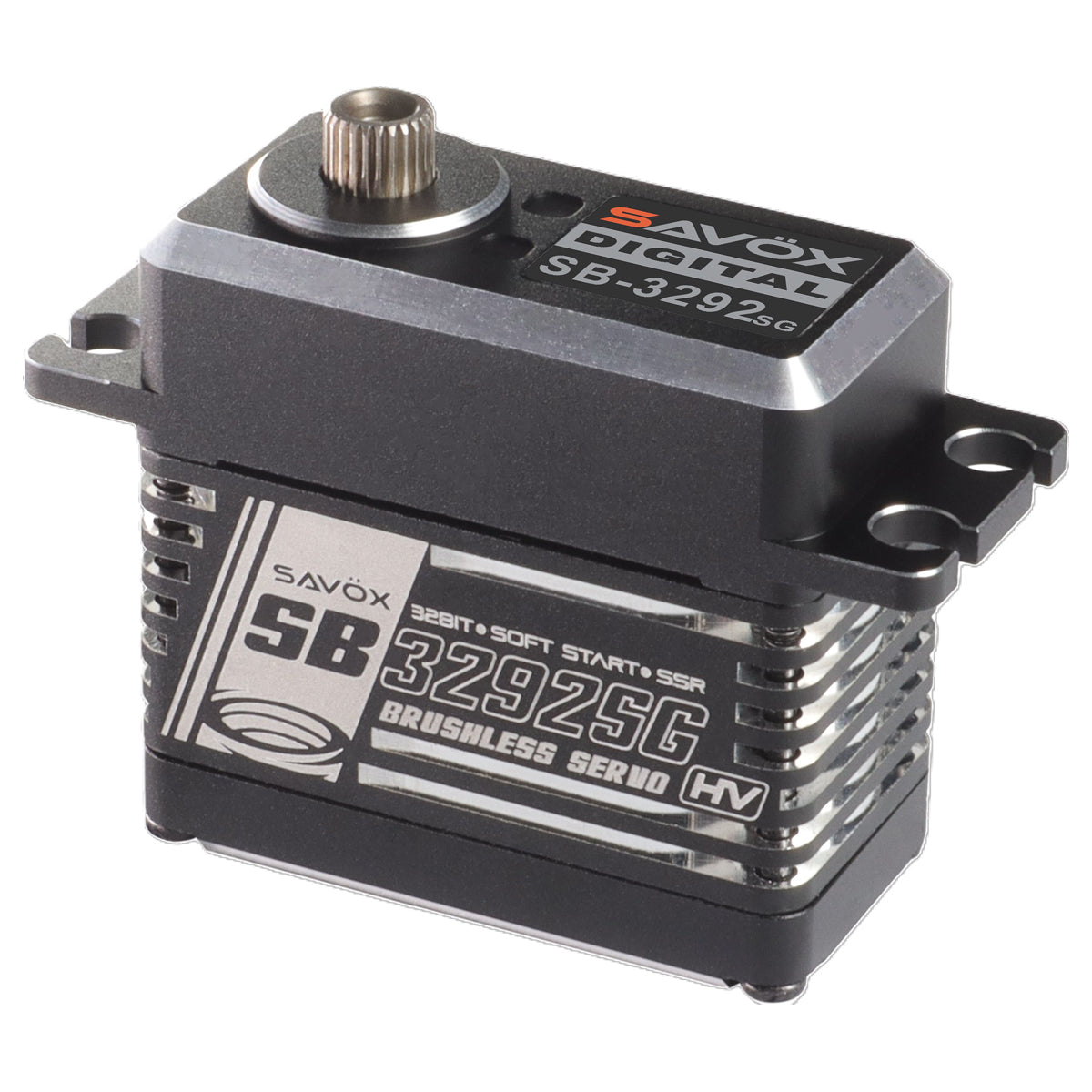 Savox SB3292SG-BE Black Edition Ultra-Fast HV Brushless Servo - 763 oz-in | 0.055 sec