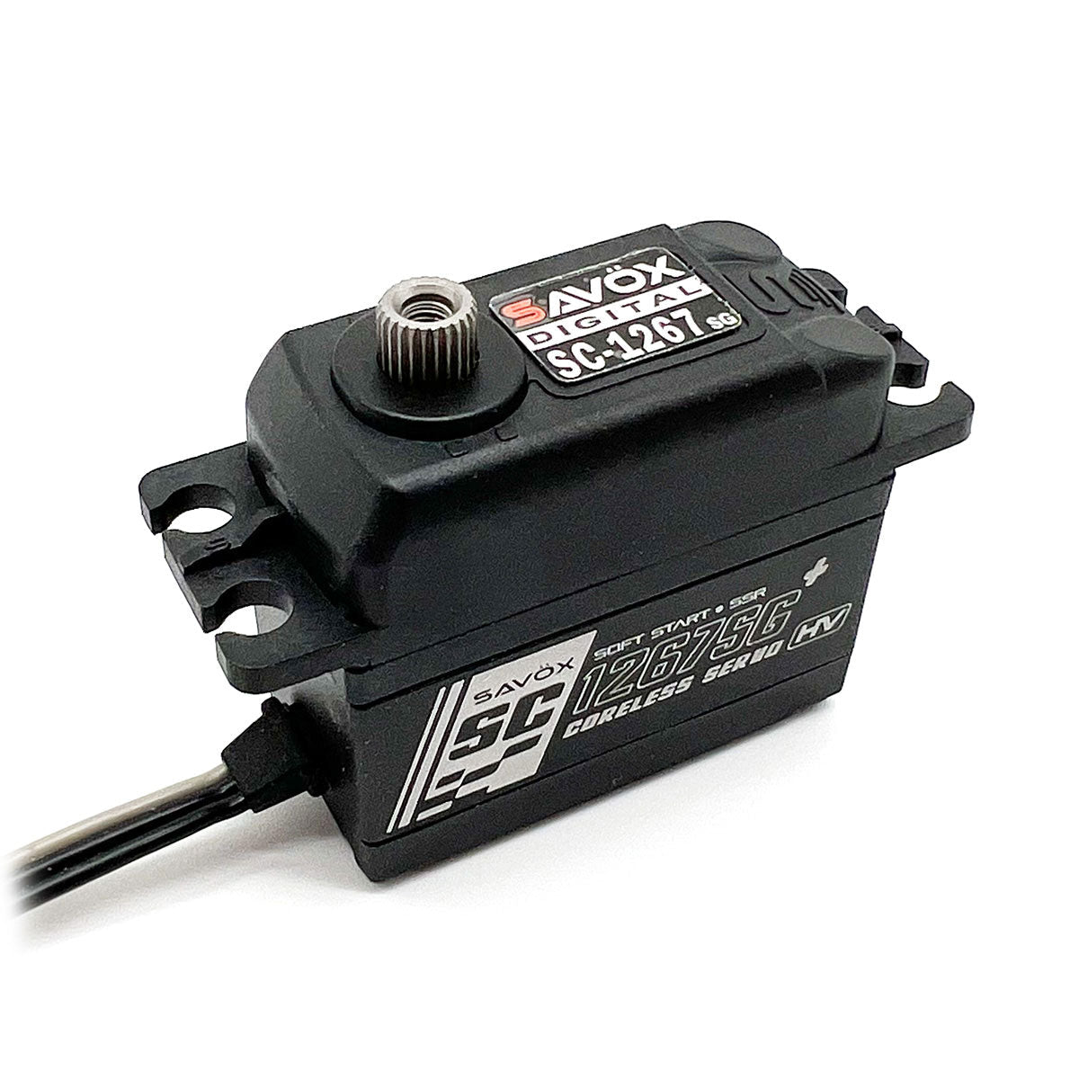 Savox SC1267SGP-BE Black Edition High-Torque Servo for 1/10 and 1/8 Scale RC