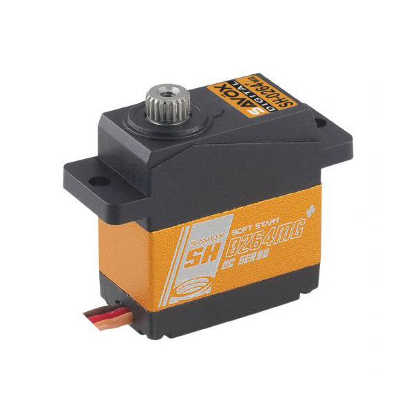Savox SH0264MGP Super Torque Metal Gear Micro Digital Servo (0.06 sec / 16.7 oz @ 6V)