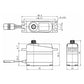 Savox SH1357P High-Speed Mini Coreless Servo for 450/500 Helicopters