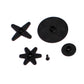 Savox Plastic Standard Servo Horn Set for Plastic Gear Servos 25 Tooth