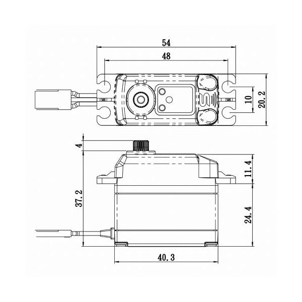 Savox SV1272SGP Plus Monster Torque HV Coreless Servo - 30 kg-cm | Steel Gears