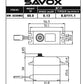 Savox SW0230MGP Plus Waterproof HV Standard Servo - Compact All-Weather
