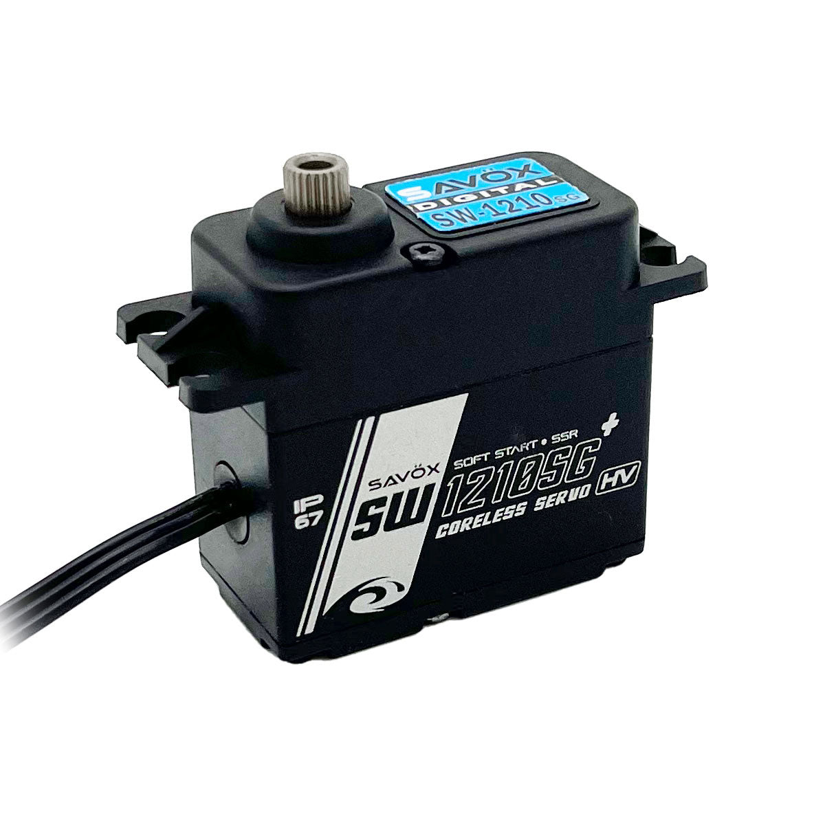 Savox SW1210SGP-BE Black Edition Waterproof HV Coreless Servo - Premium All-Weather