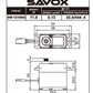 Savox SW1210SGP-BE Black Edition Waterproof HV Coreless Servo - Premium All-Weather