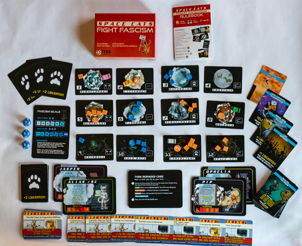 Space Cats Fight Fascism: The Board Game