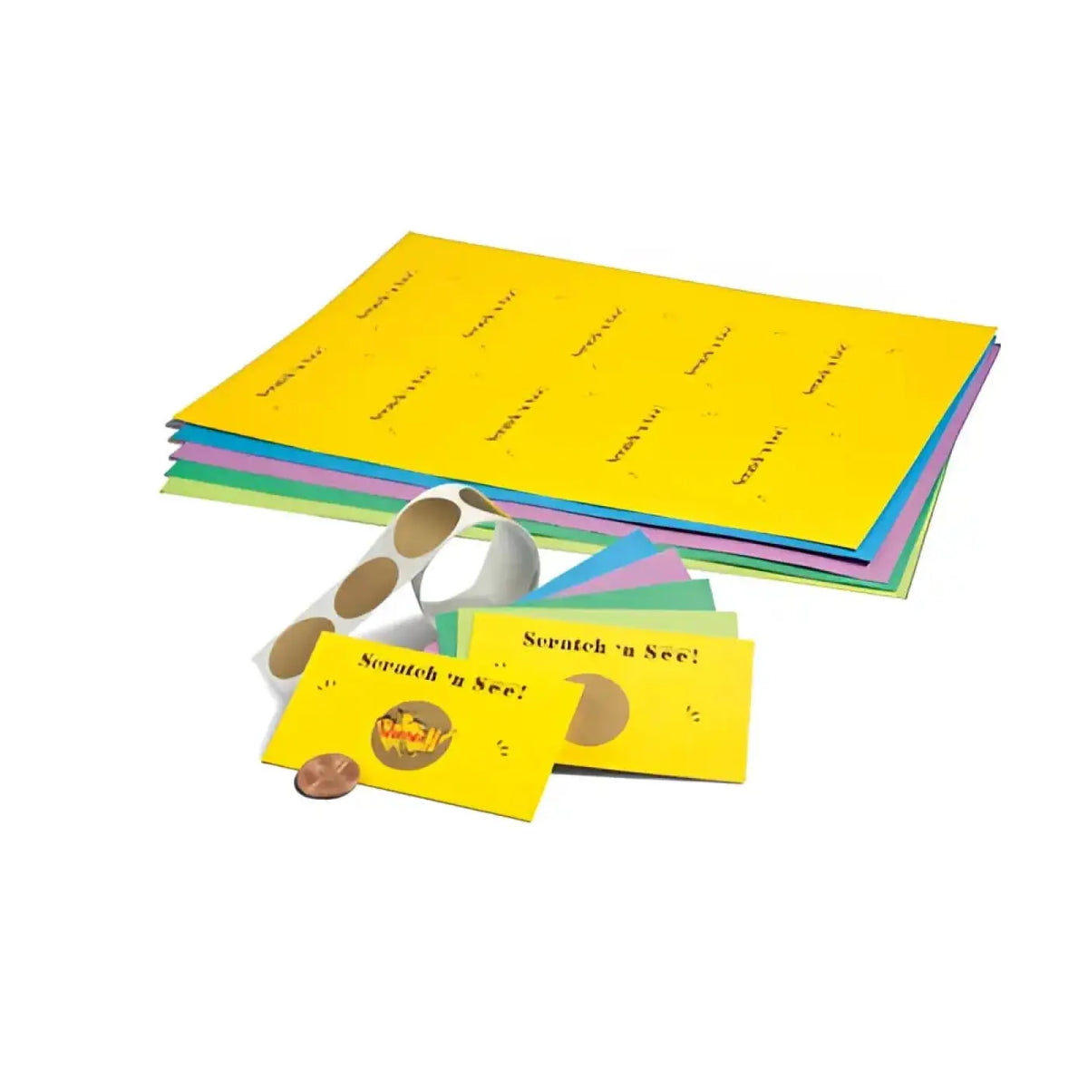 Scratch 'n See - Cards & Stickers