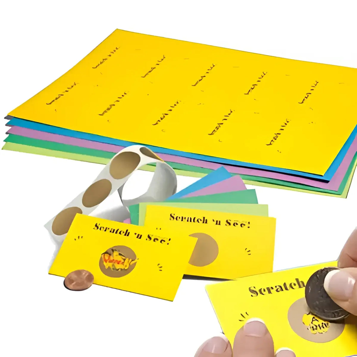 Scratch 'n See - Cards & Stickers