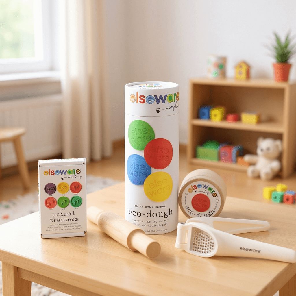 Sensory Play Bundle | Natural Eco-Dough & Tools for Kids