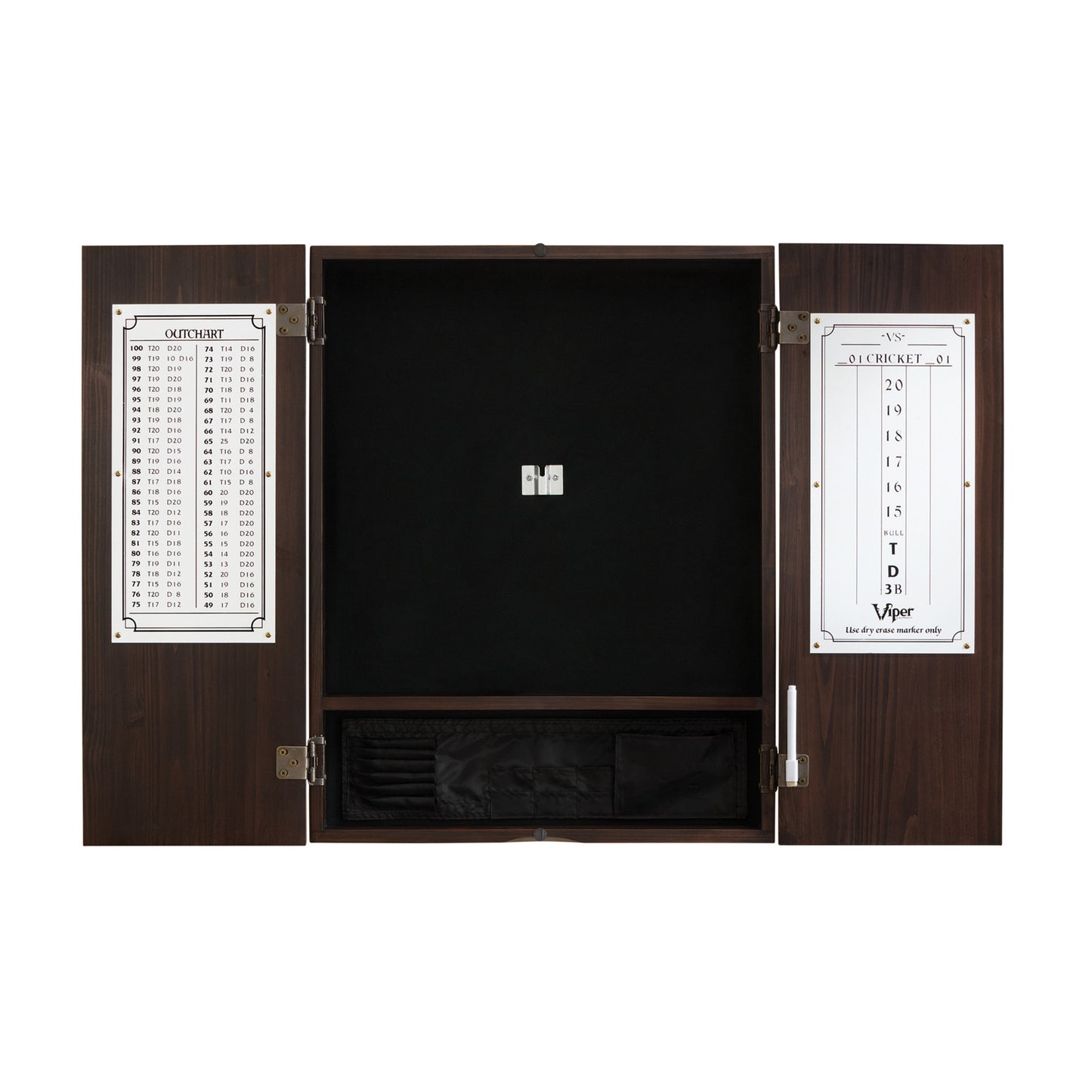 Viper Espresso Metropolitan Steel Tip Cabinet