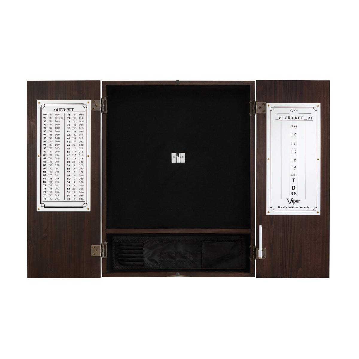 Viper Espresso Metropolitan Steel Tip Cabinet