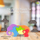 Silicone Stacking Elephant Puzzle