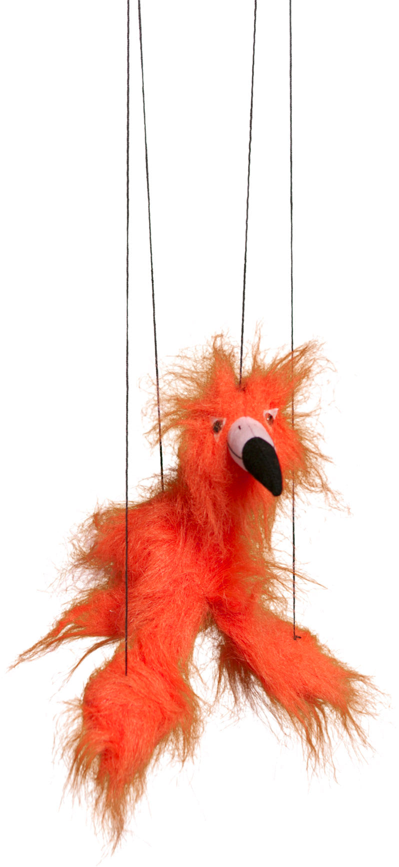 Sunny Toys WB322 16 In Baby Flamingo  OrangeRed Marionette Puppet