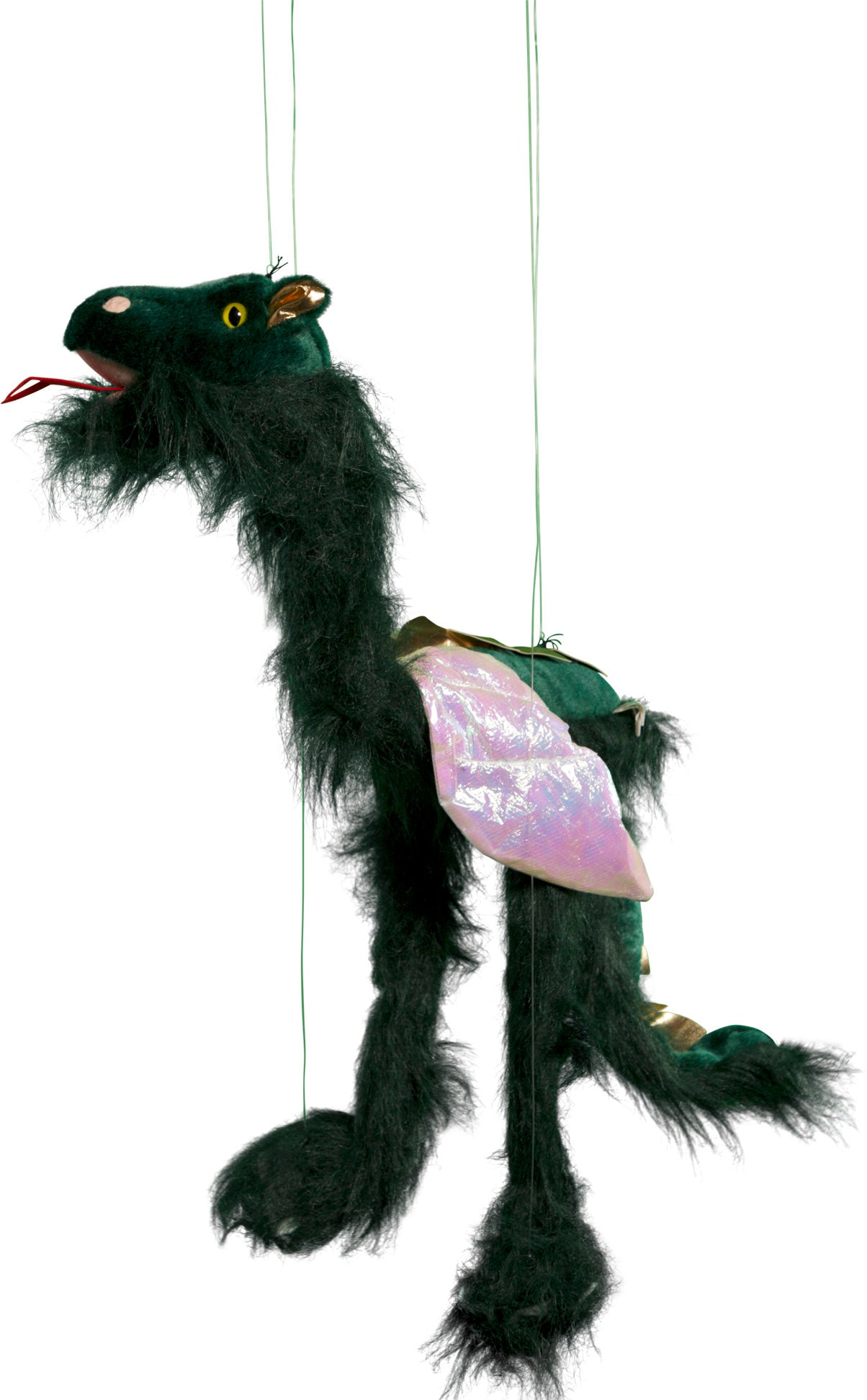 Sunny Toys WB934B 38 In Large Marionette Dragon Wings  green